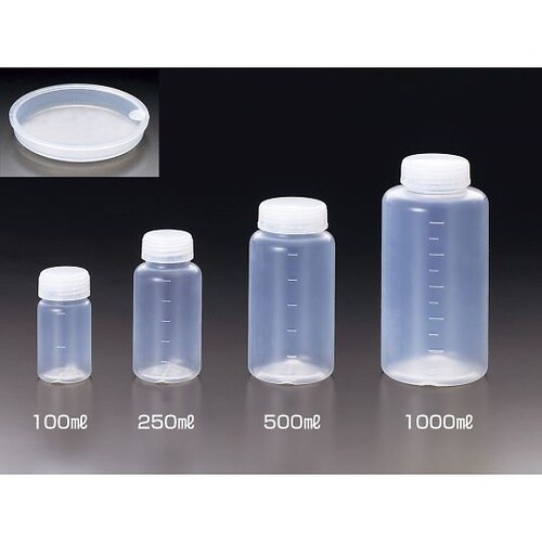 18112 広口ボトル 中栓付100mL