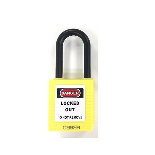 14672−1絶縁パドロック(黄) 吊