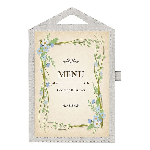 PMB3203 メニューブック グレー