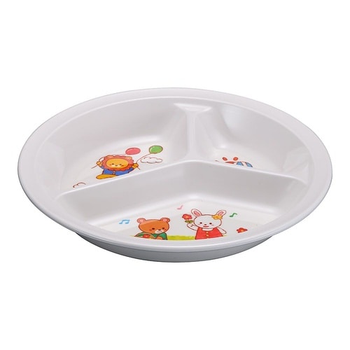 RMV4701 お子様食器3ッ切ランチ皿