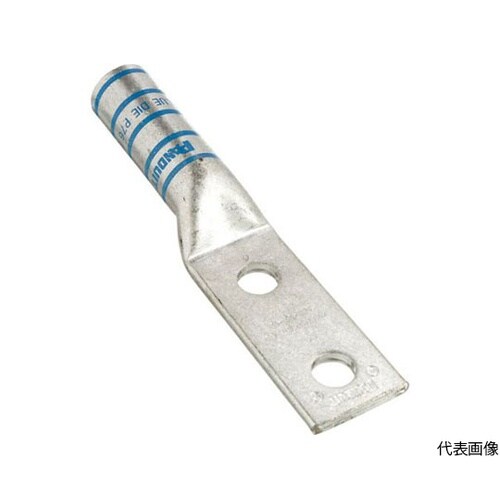 銅製圧縮端子 2穴 電線サイズ AWG6