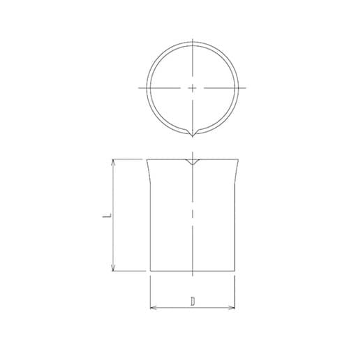 1000−500 石英ビーカー500mL