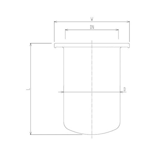 1230−1000 半円形セパラ反応容器