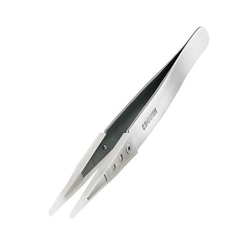 P−643−N 非粘着チップピンセット白