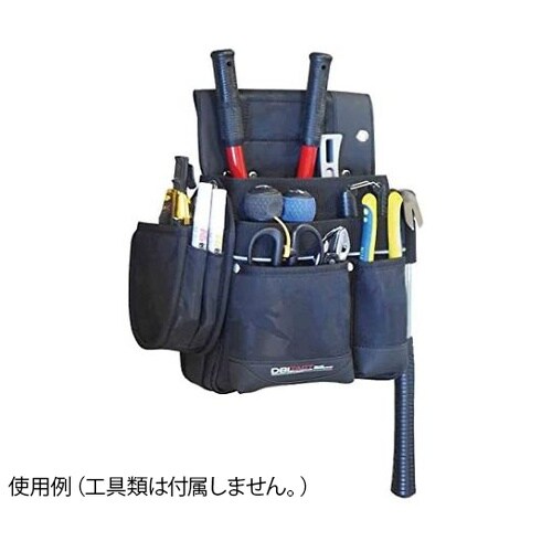 DT−19−BC 釘袋 ブラック迷彩