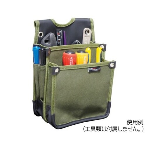 DTH−01−KH 帆布電工袋 カーキ