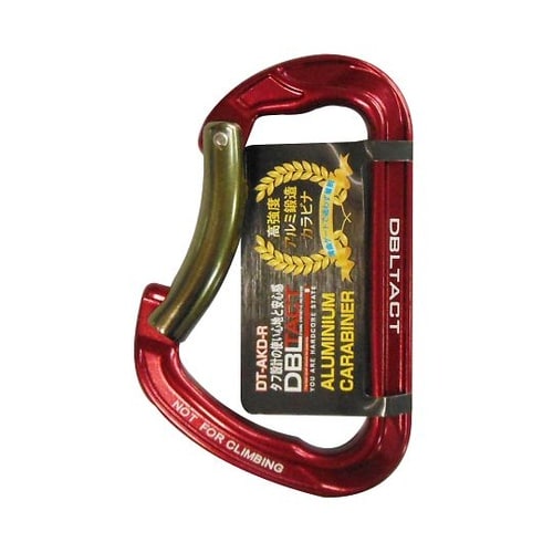 DT−AKD−R 鍛造カラビナ レッド