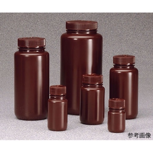 広口褐色軽量ボトル(HDPE) 250m