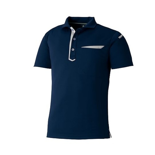 3684−01SS 半袖ポロ ネイビSS