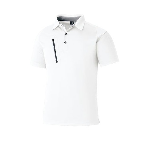 3674−90−5L 半袖ポロ 白 5L