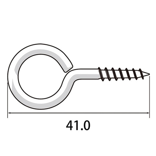 丸ヒートン41mm 1セット(300本入