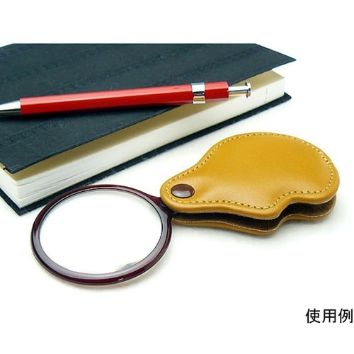 L−460 ルーペ 本革 3.5倍 茶