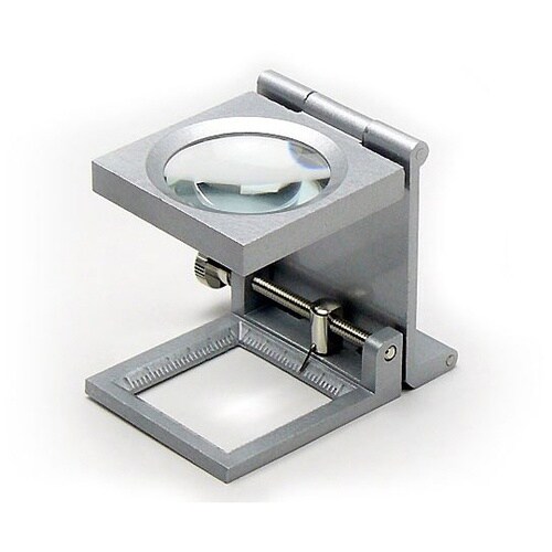 IC11N 縞見ルーペ 目盛、指針付6倍