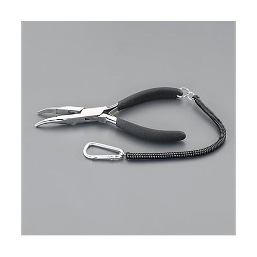 175mm 二重リング先曲プライヤー(ス