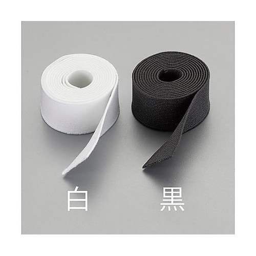 60mm x 5m 平織ゴム (黒) E