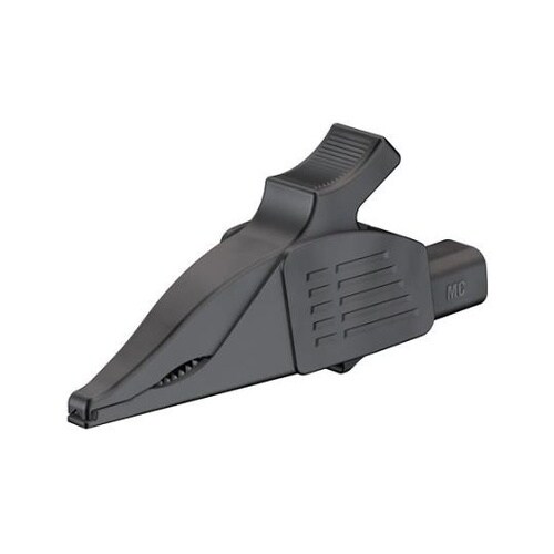 ワニ口クリップ (大口径/黒) EA70