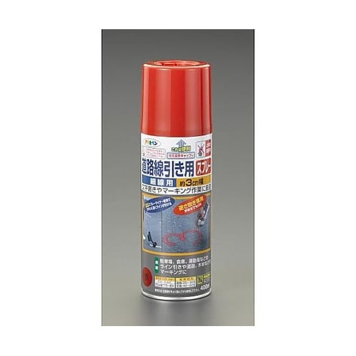 400ml 道路線引スプレー(赤・3cm