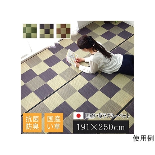純国産 い草ラグカーペット 『ブロック2