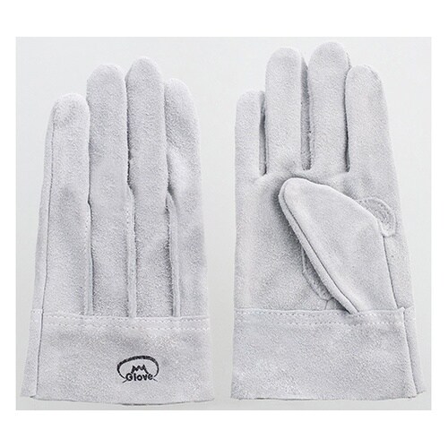 牛床皮背縫手袋 #6フジマーク L 1ケ