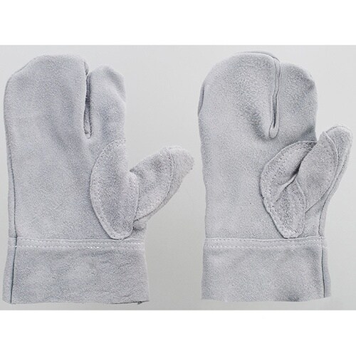 牛床皮両面3指手袋 No.8 フリー 1