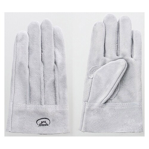 牛床皮背縫手袋 #6フジマーク左手 L