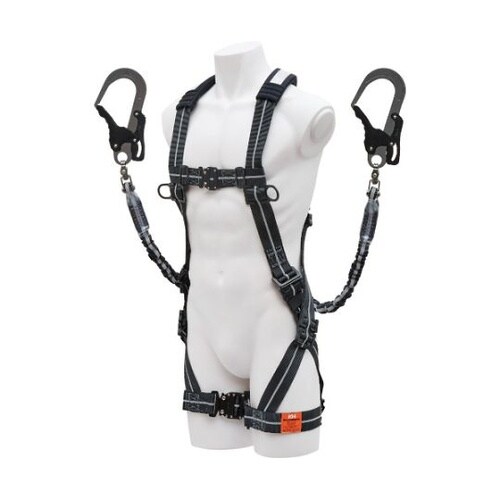 フルハーネス X型+2丁掛けランヤード