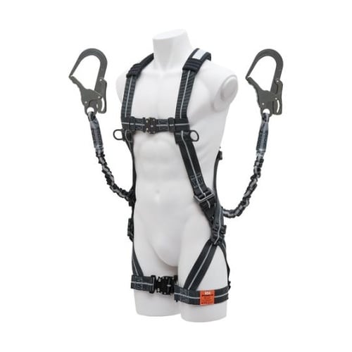 フルハーネス X型+2丁掛けランヤード