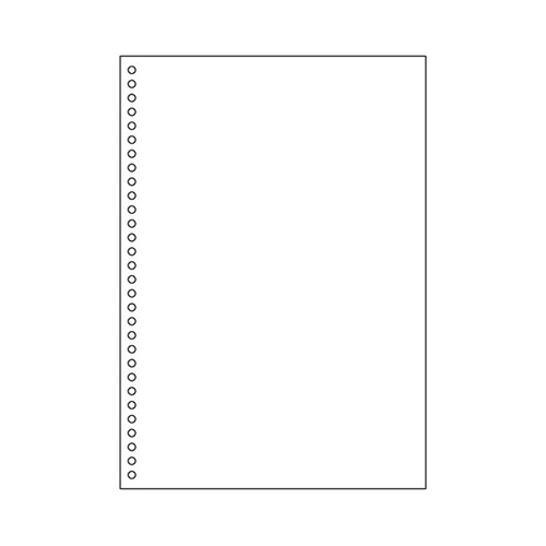 マルチプリンタ帳票 A4 白紙 30穴