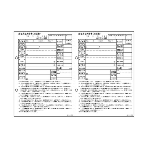 給与支払報告書 1セット(500枚入)