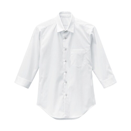 男女兼用シャツ シロ M 24312−8