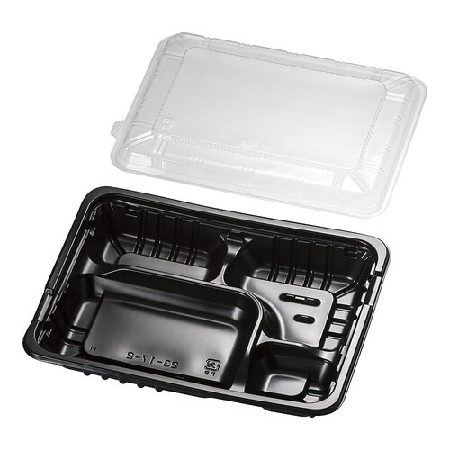 FM弁当容器 透明蓋付 中B