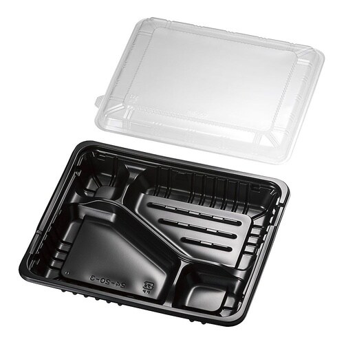 FM弁当容器 透明蓋付 大C