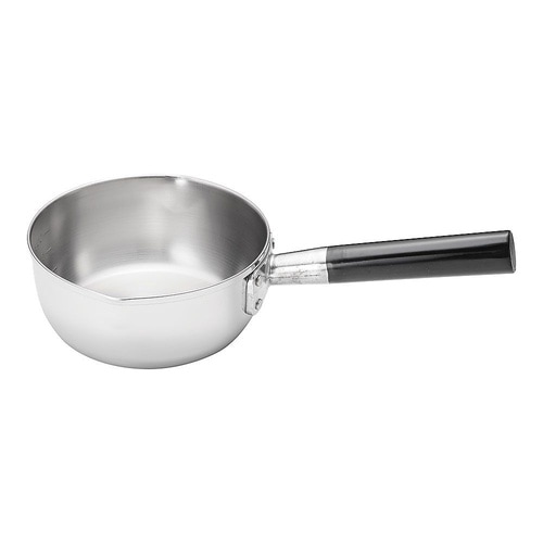 18−10三層鋼プラ柄雪平鍋 16cm