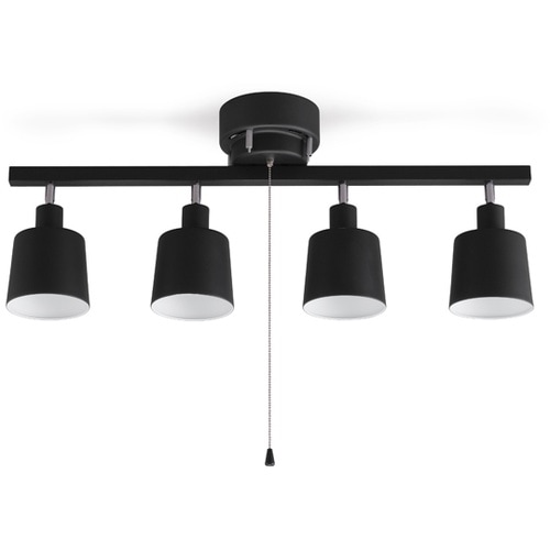 537639 4灯シーリング ブラック