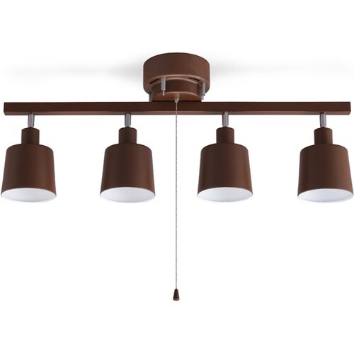 537640 4灯シーリング ブラウン