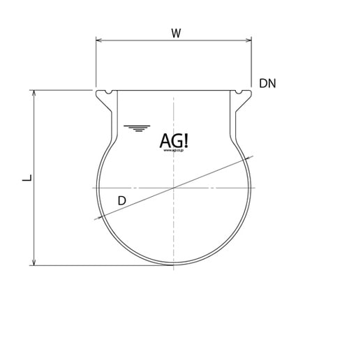 3951−5000 球形反応容器 弁座無