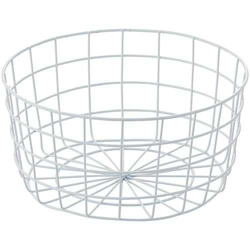 61−778−43−2 カゴ 白 中