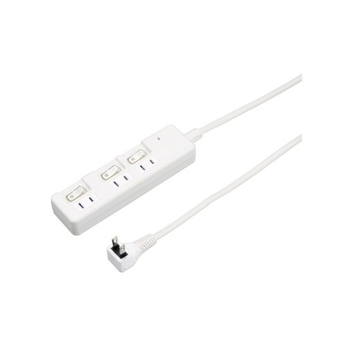 H8KS332WH 3個口節電タップ2m