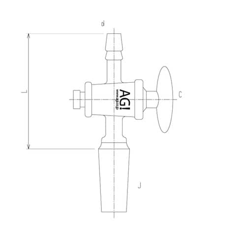 2408−3M コック付排気管