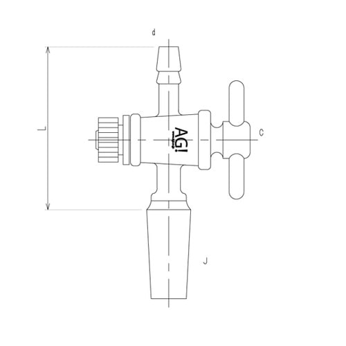 2410−1M コック付排気管