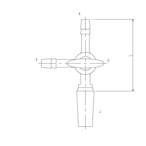 2454−3M 摺付三方コック2型