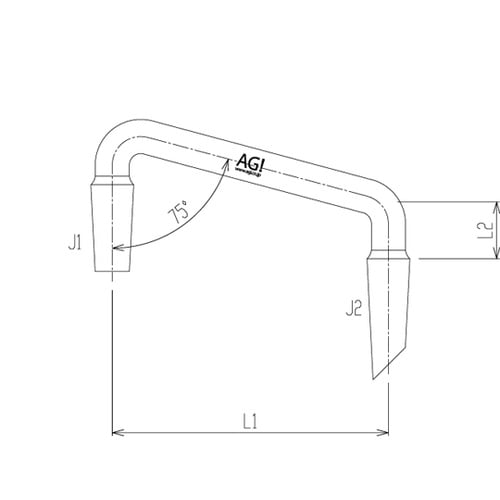 2576−1M−150 コの字連結管