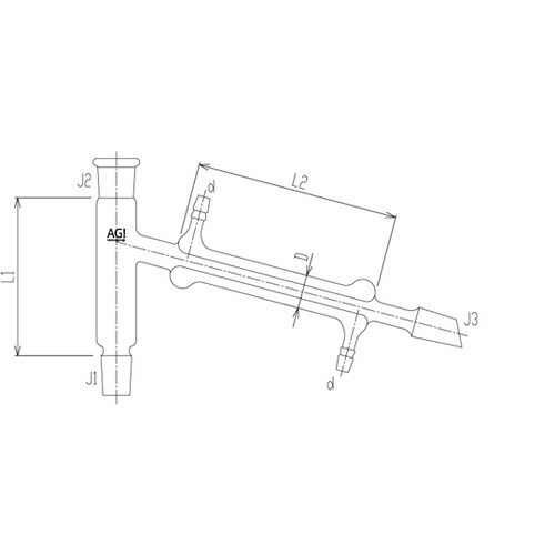 2744−3M−100 ト字形連結管
