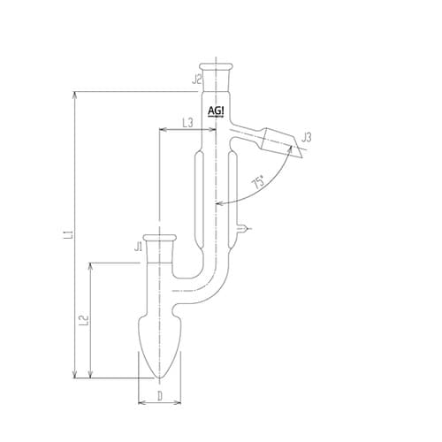 2740−20−1M 真空保温管付分留器