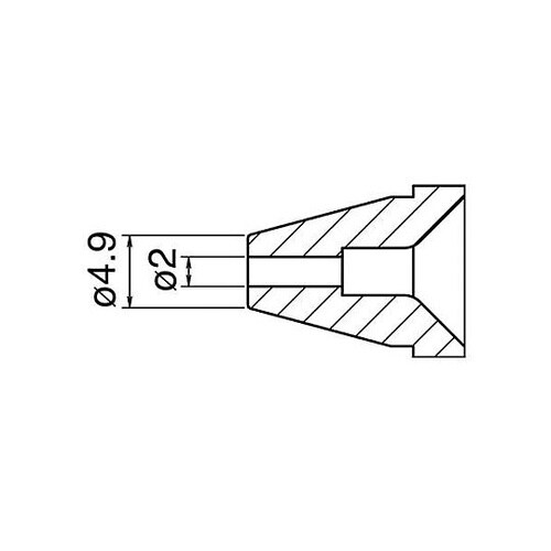 φ2.0/φ4.9mm 交換ノズル(EA