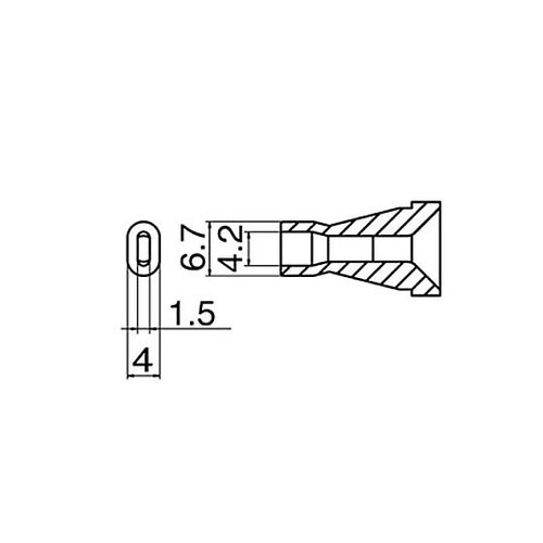 φ4.2/φ6.7mm 交換ノズル(EA