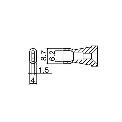 φ6.2/φ8.7mm 交換ノズル(EA