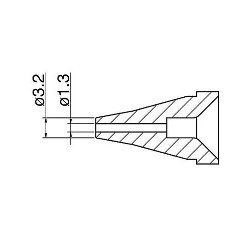 φ1.3/φ3.2mm 交換ノズル(EA
