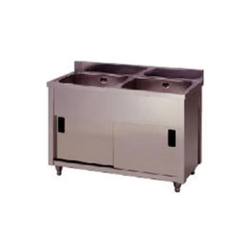 750x450x890mm 二槽キャビネ