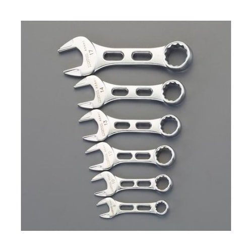 6本組 片目片口スパナ(ショートサイズ)